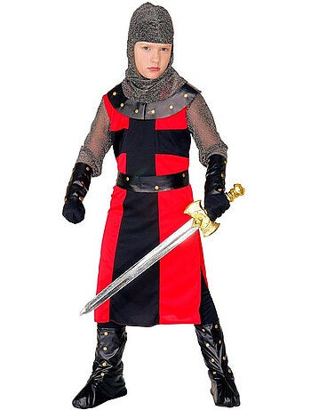 Costume de chevalier médiéval avec bracelets