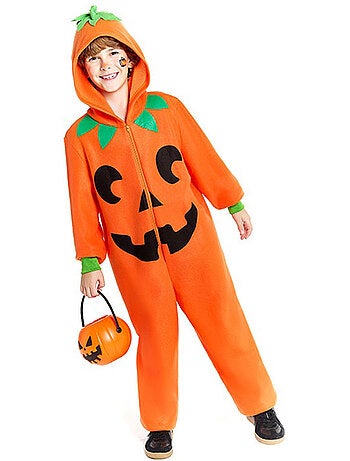 Costume de citrouille souriante