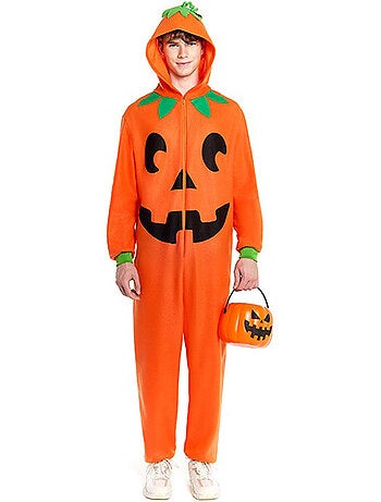 Costume de citrouille souriante