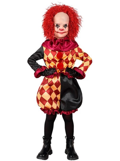 Costume de clown à carreaux macabre - Kiabi