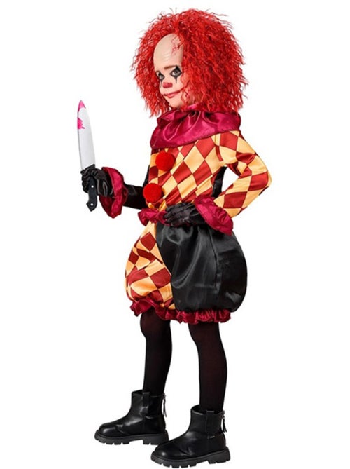 Costume de clown à carreaux macabre - Kiabi