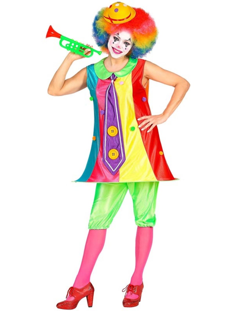 Costume de clown coloré Multicolore - Kiabi
