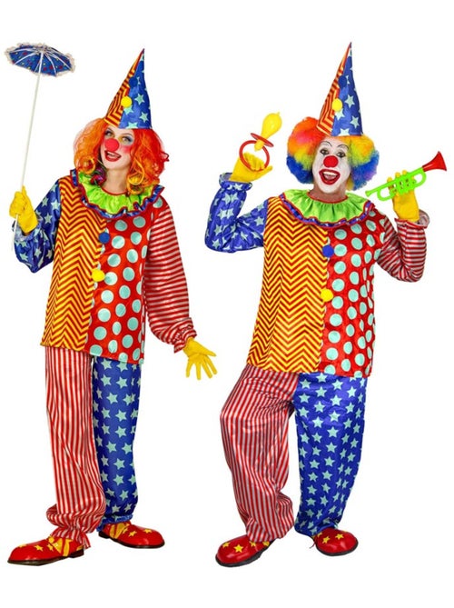Costume de clown coloré - Kiabi