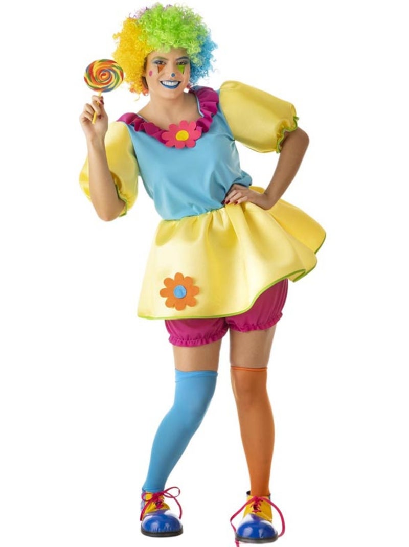 Costume de clown de cirque Multicolore - Kiabi