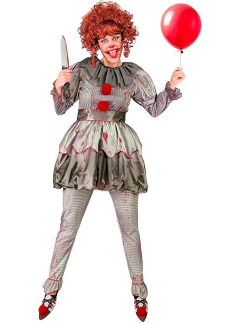 Costume de clown effrayant Multicolore - Kiabi