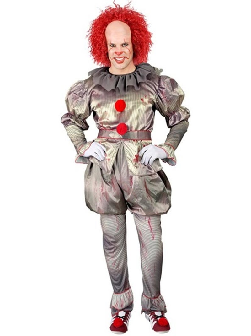 Costume de clown effrayant Multicolore - Kiabi