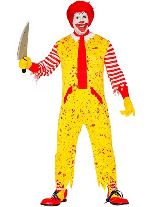 Costume de clown hamburger tueur - Kiabi