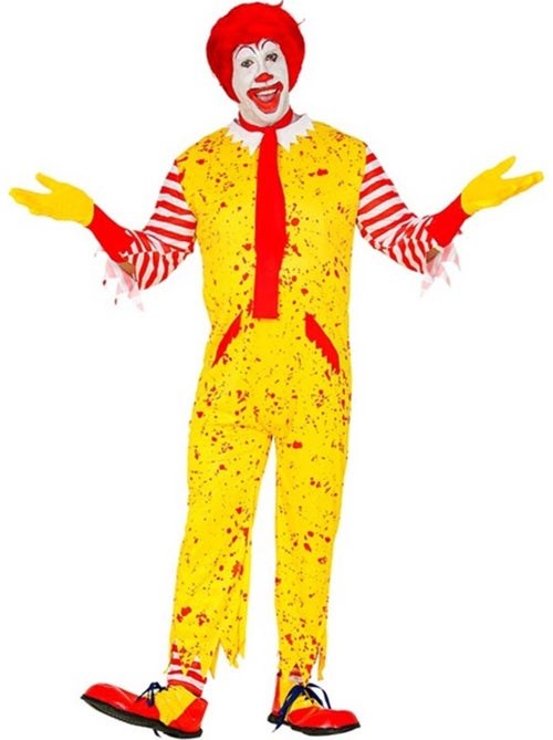 Costume de clown hamburger tueur - Kiabi