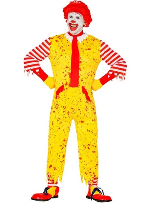 Costume de clown hamburger tueur - Kiabi