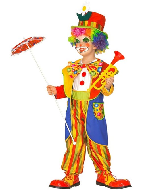 Costume de clown joyeux - Kiabi