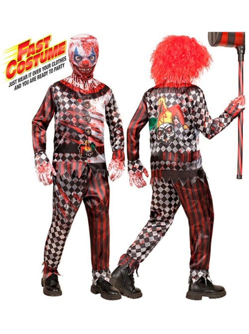 Costume de clown maléfique Express - Kiabi