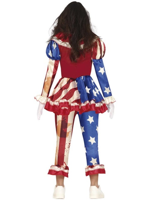 Costume de clown patriote sanglant - Kiabi