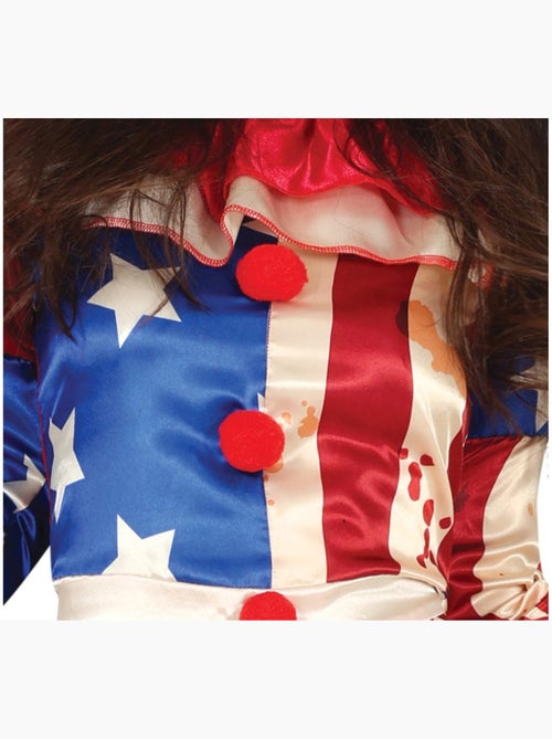 Costume de clown patriote sanglant - Kiabi