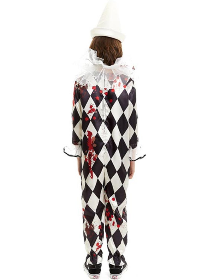 Costume de clown Pierrot tueur avec chapeau Multicolore - Kiabi