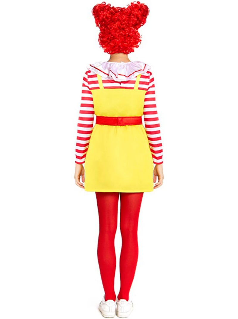 Costume de clown sadique en hamburger Multicolore - Kiabi