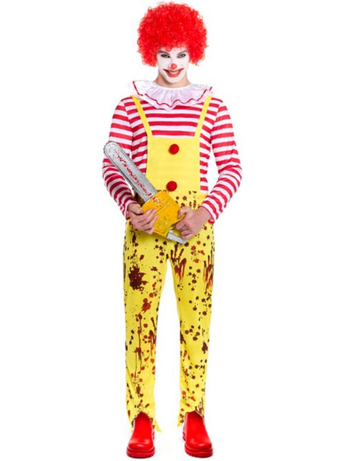 Costume de clown sadique en hamburger - Kiabi