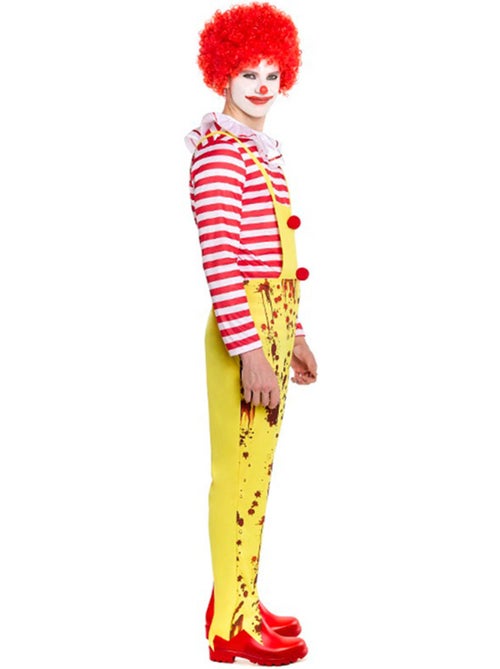 Costume de clown sadique en hamburger - Kiabi