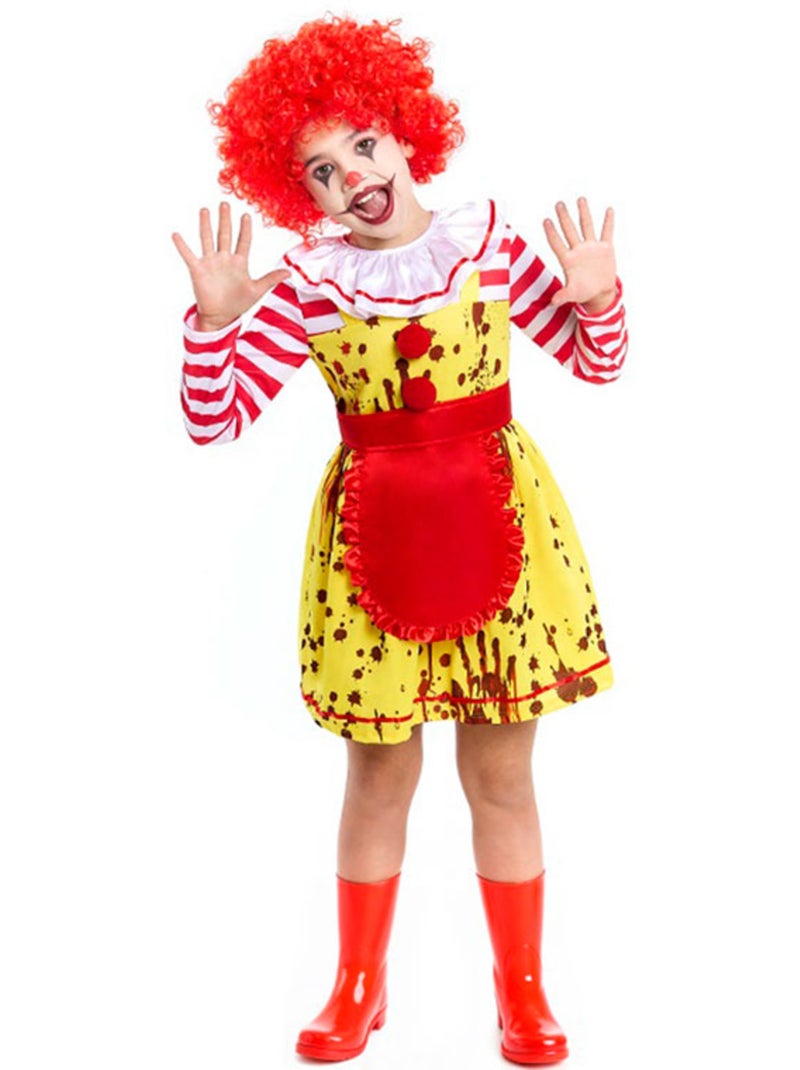 Costume de clown sadique en hamburger Multicolore - Kiabi