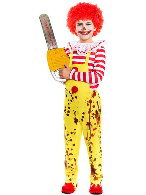 Costume de clown sadique en hamburger - Kiabi