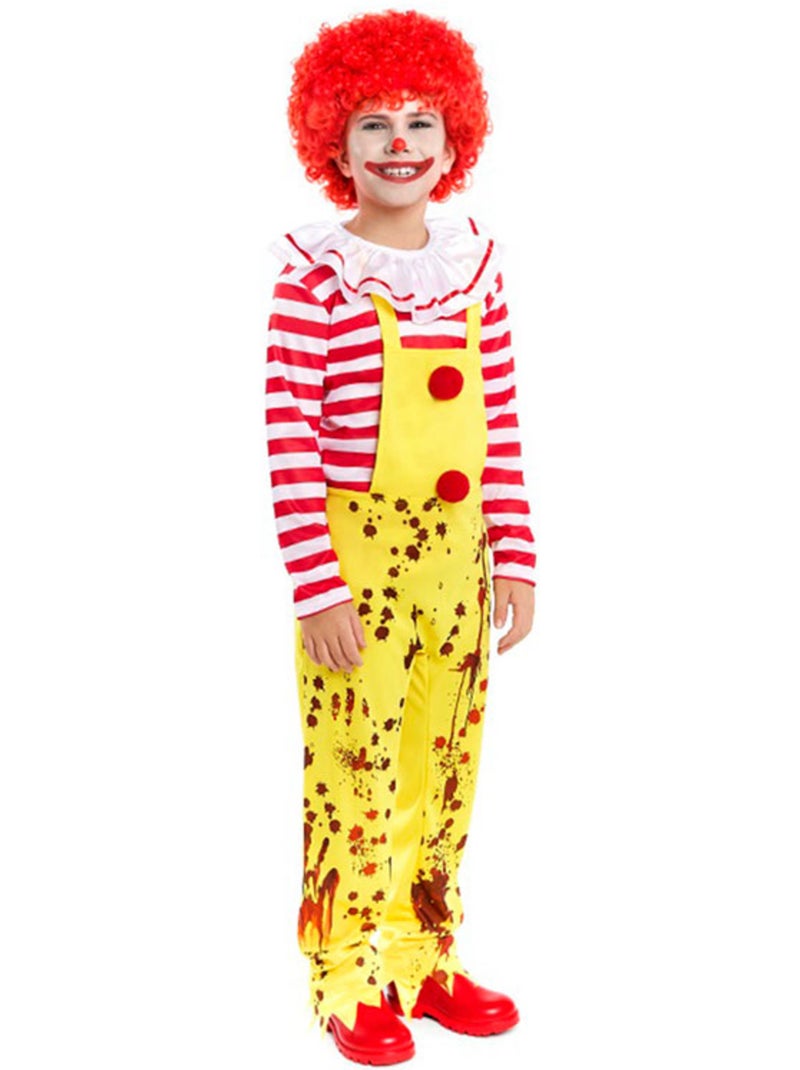 Costume de clown sadique en hamburger Multicolore - Kiabi
