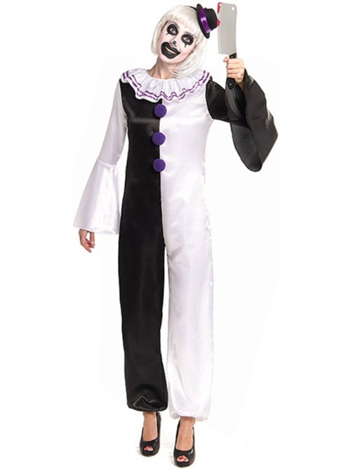 Costume de clown terrifiant avec chapeau - Kiabi