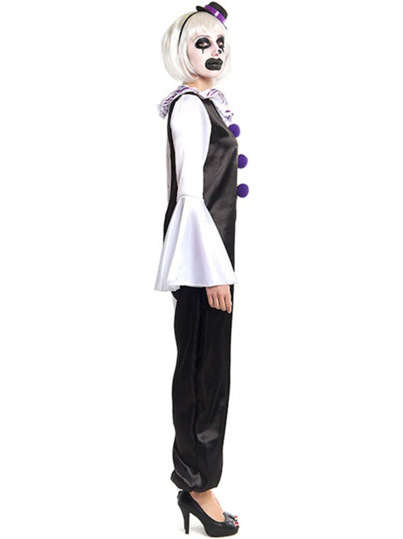 Costume de clown terrifiant avec chapeau Multicolore - Kiabi