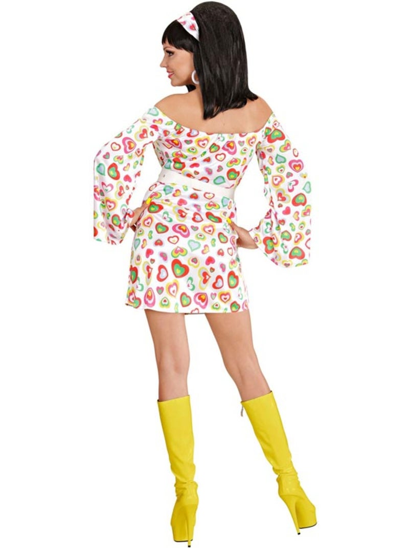 Costume de cœurs des années 70 Multicolore - Kiabi
