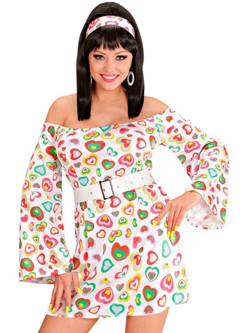 Costume de cœurs des années 70 Multicolore - Kiabi