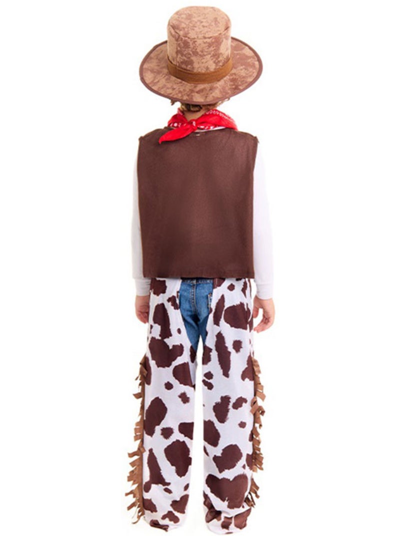 Costume de cowboy western avec jambières Multicolore - Kiabi