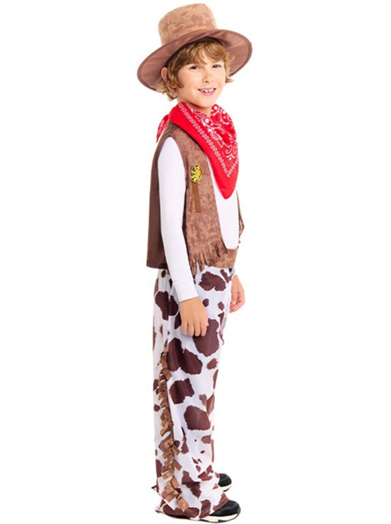 Costume de cowboy western avec jambières Multicolore - Kiabi