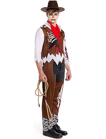 Costume de cowboy zombie