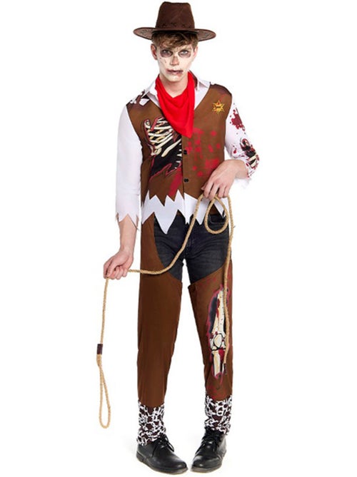 Costume de cowboy zombie - Kiabi