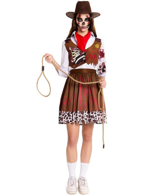Costume de cowgirl zombie - Kiabi Costume de cowgirl zombie - Kiabi