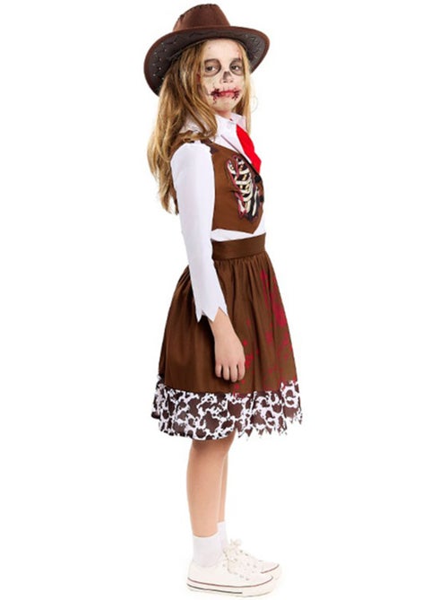 Costume de cowgirl zombie - Kiabi