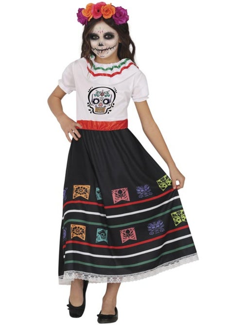 Costume de crâne de Catrina - Kiabi