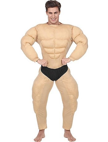 Costume de culturiste musclé avec short