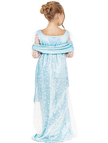 Costume de dame anglaise bleu clair