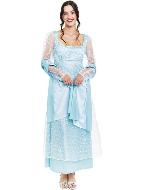 Costume de dame anglaise bleu clair - Kiabi