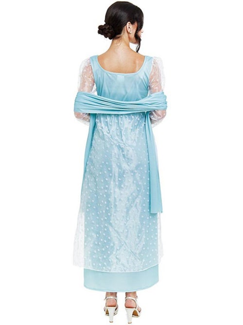 Costume de dame anglaise bleu clair - Kiabi