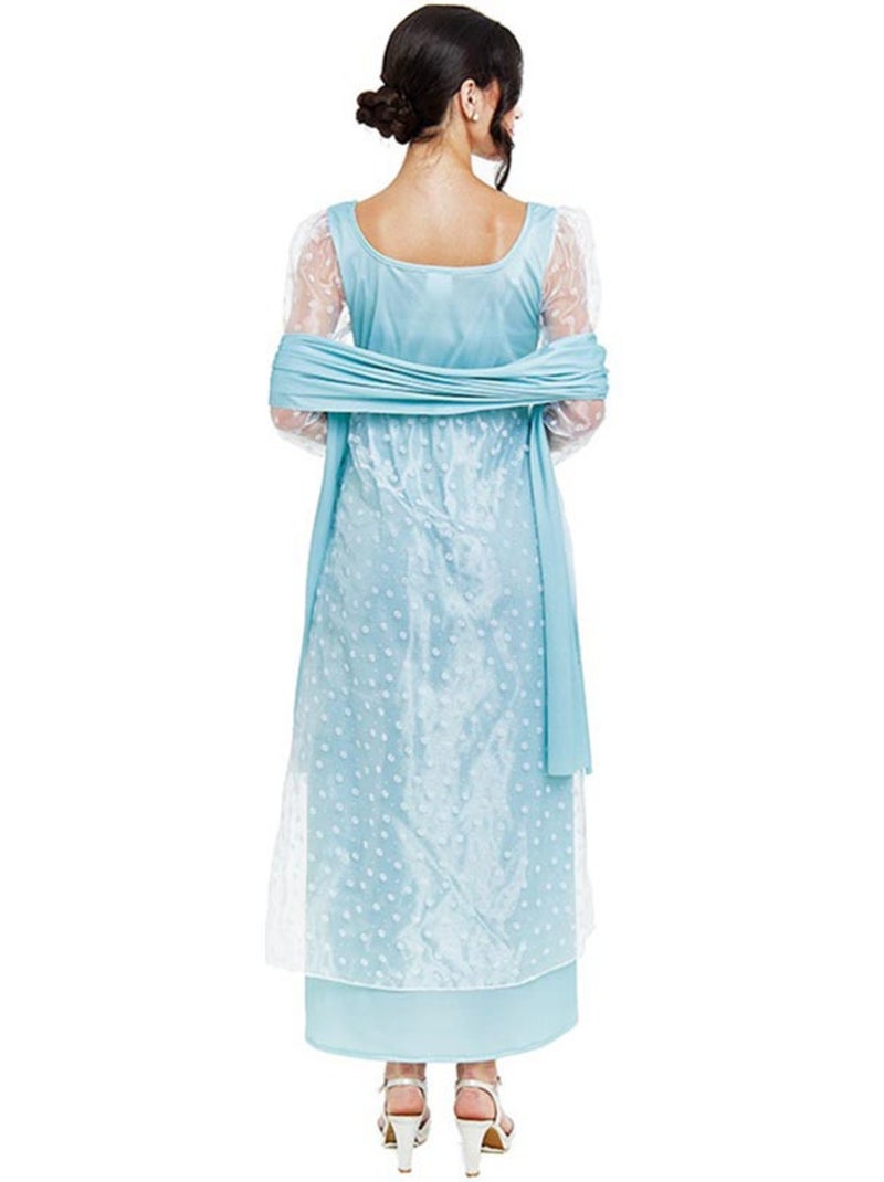 Costume de dame anglaise bleu clair Multicolore - Kiabi