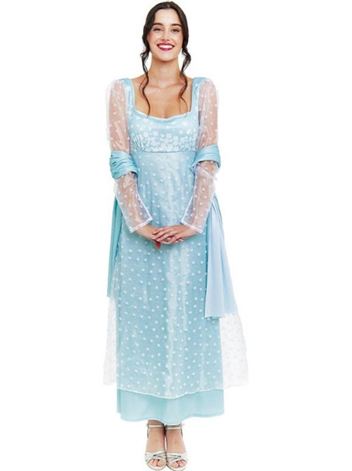Costume de dame anglaise bleu clair - Kiabi