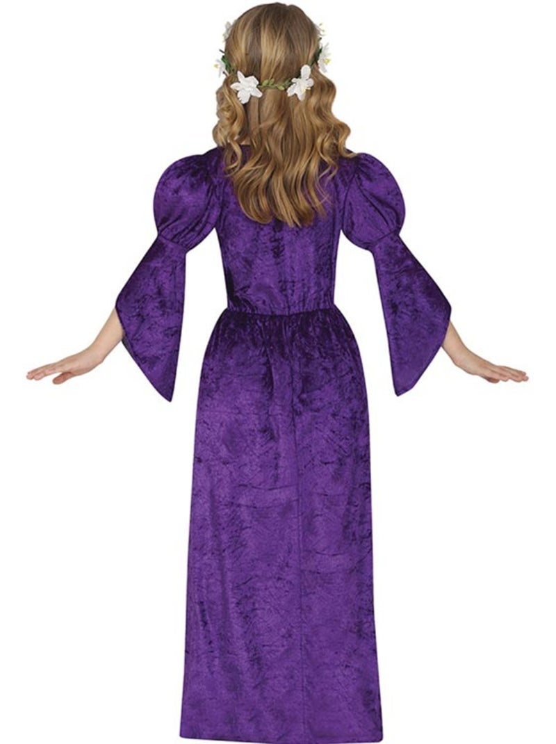 Costume de dame médiévale violette Multicolore - Kiabi