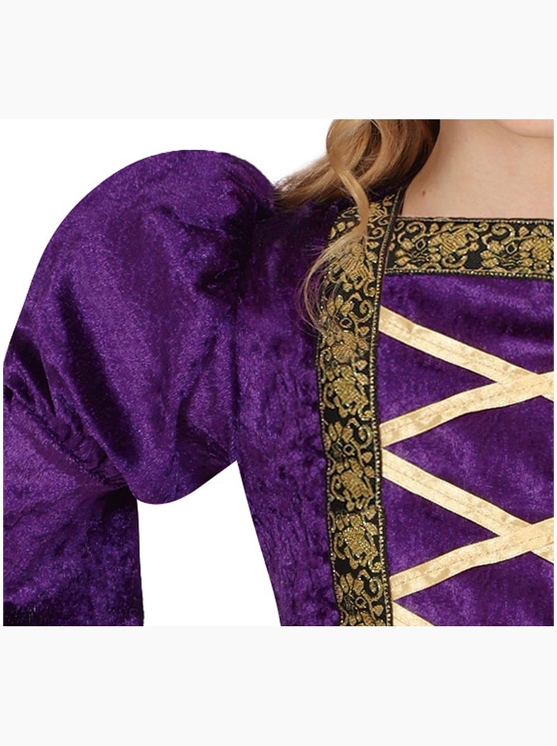 Costume de dame médiévale violette Multicolore - Kiabi