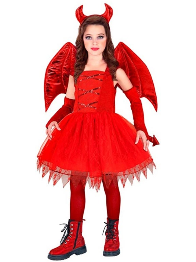 Costume de diable avec ailes et cornes Multicolore - Kiabi
