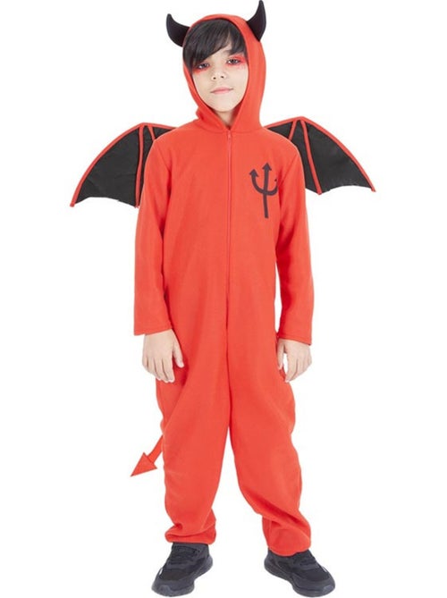 Costume de diable avec capuche et ailes - Kiabi
