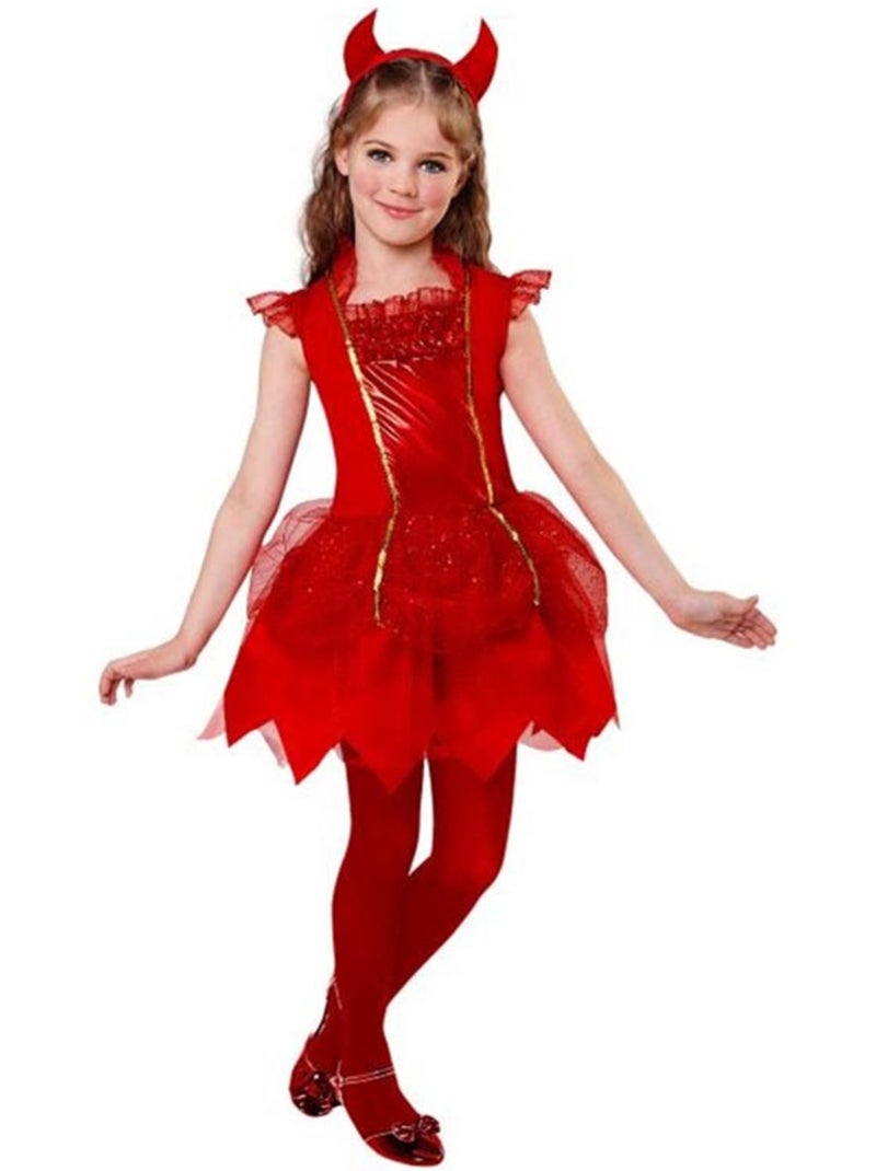 Costume de diable avec cornes Multicolore - Kiabi