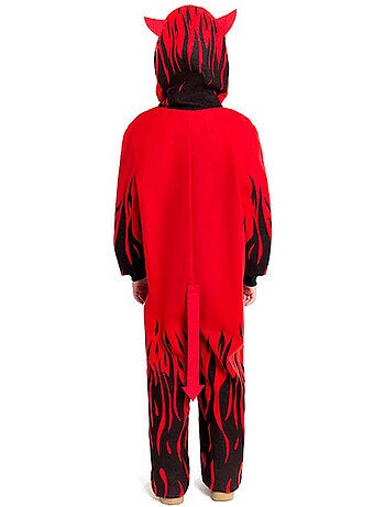 Costume de diable en feu