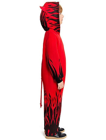 Costume de diable en feu