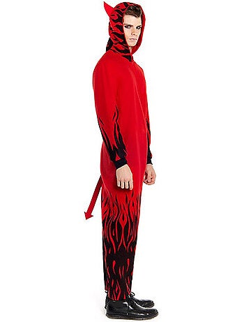 Costume de diable en feu