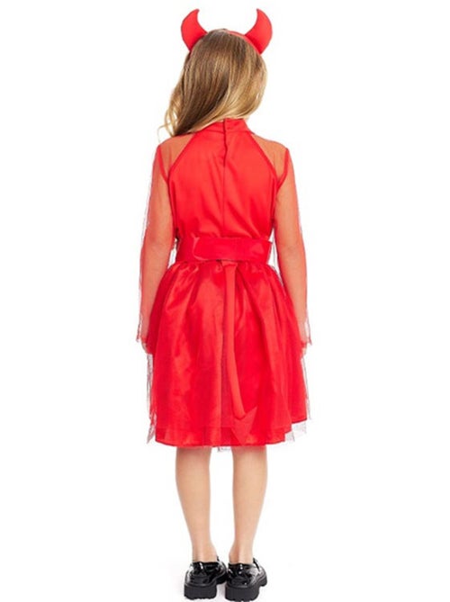 Costume de diable moderne avec bandeau et queue - Kiabi